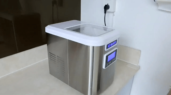unplug the portable ice maker for safety before cleaning it